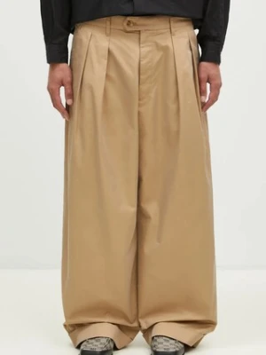 Engineered Garments spodnie Oxford Pant męskie kolor beżowy proste 24F1F031.ZT146