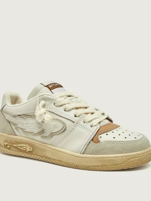 Enterprise Japan Skórzane sneakersy EGG ROCKET 3 | zamsz