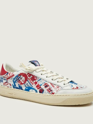 Enterprise Japan Skórzane sneakersy Jupiter Rocket 3 biały