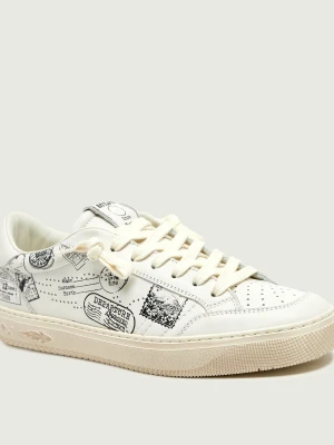 Enterprise Japan Skórzane sneakersy Jupiter Rocket 3 biały