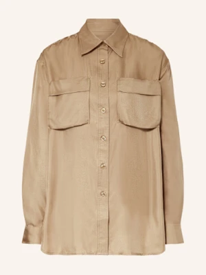 Envelope 1976 Koszula Oversize Blank Z Jedwabiu gruen