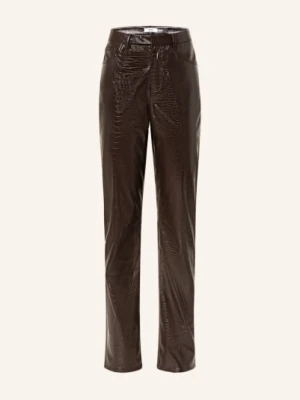 Zdjęcie produktu Envii Spodnie Engloria Z Imitacji Skóry braun