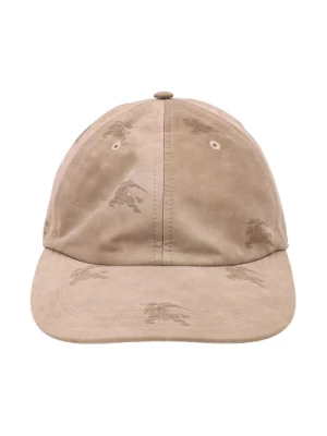 Equestrian Knight Design Beige Hat Burberry