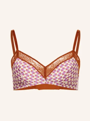 Eres Biustonosz Trójkątny Indie Z Dodatkiem Jedwabiu rosa