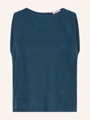 Eres Bluzka Z Lnu Ravie blau
