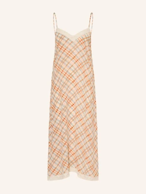 Eres Jedwabna Negliż Tartan beige