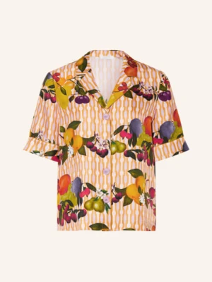 Eres Koszulka Od Piżamy Cherry Z Jedwabiu rosa