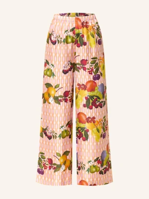 Eres Spodnie Do Spania Canelle Z Jedwabiu rosa