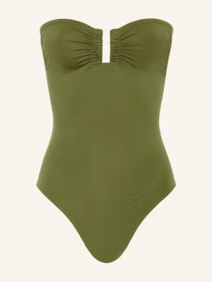 Eres Strój Kąpielowy Bandeau Cassiopée gruen ZIELONY