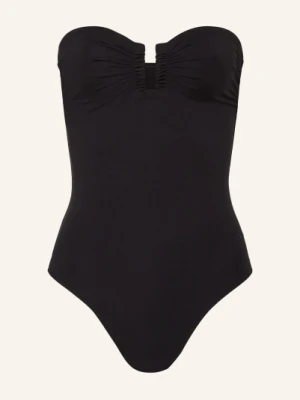 Eres Strój Kąpielowy Bandeau Cassiopée schwarz CZARNY