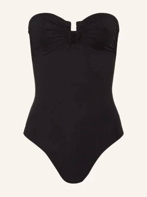 Eres Strój Kąpielowy Bandeau Cassiopée schwarz CZARNY