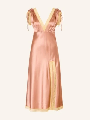 Eres Suknia Nocna Sophistiquee Z Jedwabiu orange