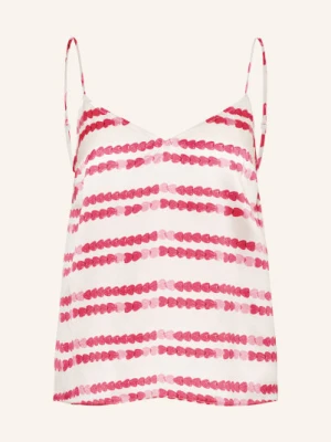 Eres Top Od Piżamy Câlin Z Jedwabiu rosa