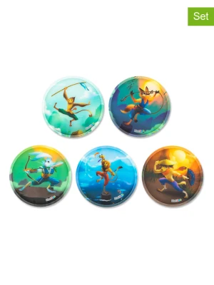 Ergobag 5-częściowy zestaw "Kletties Ninjas" ze wzorem rozmiar: onesize