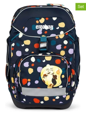 Ergobag 6-częściowy zestaw szkolny w kolorze granatowym rozmiar: onesize