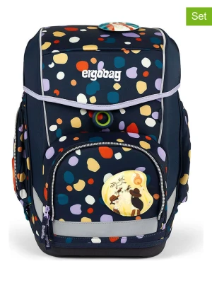 Ergobag 6-częściowy zestaw szkolny w kolorze granatowym rozmiar: onesize