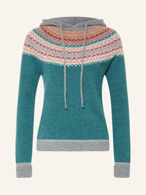 Eribé Bluza Z Kapturem Z Dzianiny Alpine gruen
