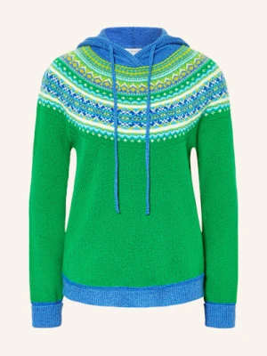 Eribé Bluza Z Kapturem Z Dzianiny Alpine gruen ERIBÉ