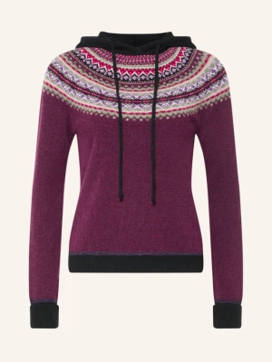 Eribé Bluza Z Kapturem Z Dzianiny Alpine rot
