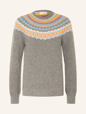 Eribé Sweter Stoneybrek grau szary