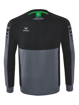 erima Bluza "Six Wings" w kolorze czarno-szarym rozmiar: 140