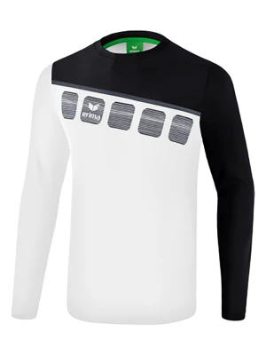 erima Koszulka funkcyjna "5-C" w kolorze biało-czarnym rozmiar: XXL