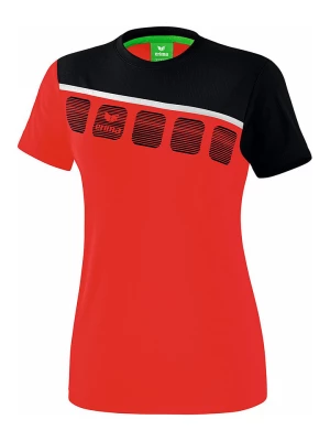 erima Koszulka sportowa "5-C" w kolorze czerwono-czarnym rozmiar: 36