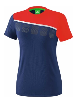erima Koszulka sportowa "5-C" w kolorze granatowo-czerwonym rozmiar: 36