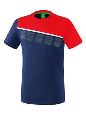 erima Koszulka sportowa "5-C" w kolorze granatowo-czerwonym rozmiar: XXL