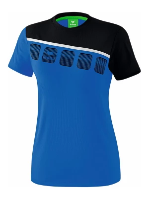 erima Koszulka sportowa "5-C" w kolorze niebiesko-czarnym rozmiar: 40