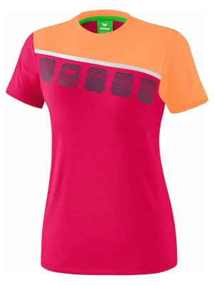 erima Koszulka sportowa "5-C" w kolorze różowo-pomarańczowym rozmiar: 38