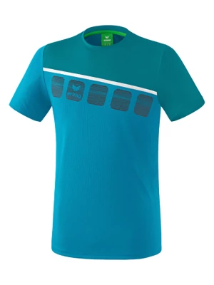 erima Koszulka sportowa "5-C" w kolorze turkusowym rozmiar: XXL