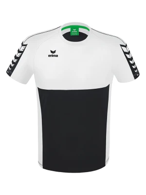 erima Koszulka sportowa "Six Wings" w kolorze czarno-białym rozmiar: XL