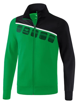 erima Kurtka sportowa "5-C" w kolorze zielono-czarnym rozmiar: 152