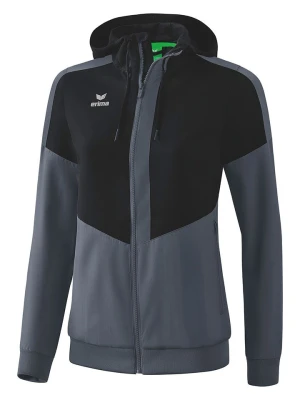 erima Kurtka sportowa "Squad" w kolorze czarno-szarym rozmiar: 42