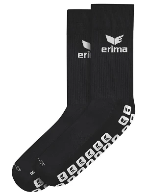 erima Skarpety sportowe "Grip" w kolorze czarnym rozmiar: 43-46