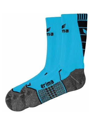erima Skarpety sportowe w kolorze błękitno-czarnym rozmiar: 41-43