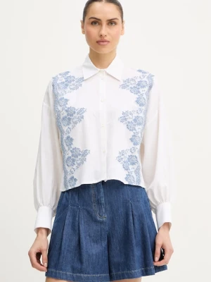 Ermanno Firenze koszula z dodatkiem lnu