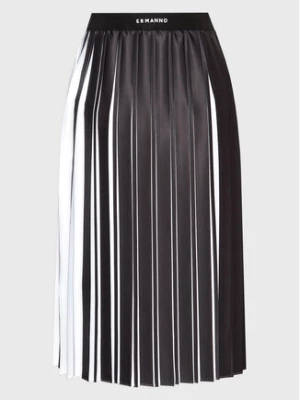 Ermanno Firenze Spódnica plisowana D42EO002EL0 Czarny Regular Fit