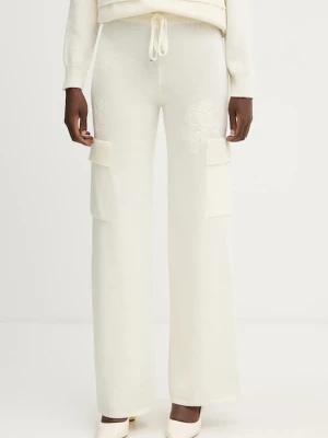 ERMANNO Firenze spodnie dresowe z dodatkiem wełny