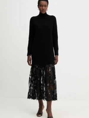 ERMANNO Firenze sukienka z dodatkiem wełny