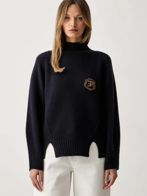 ERMANNO Firenze sweter damski granatowy