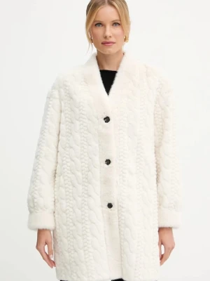 Ermanno Scervino płaszcz kolor beżowy 57TD028E93