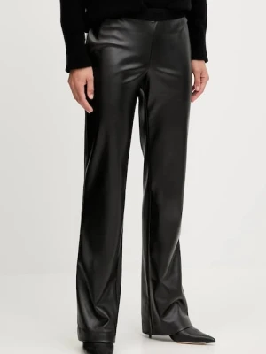 Ermanno Scervino spodnie damskie kolor czarny proste medium waist 57TP037E5B