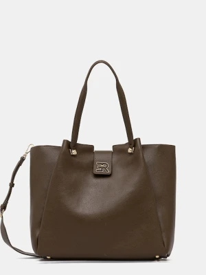 ERMANNO Firenze torebka skórzana kolor brązowy 12401984