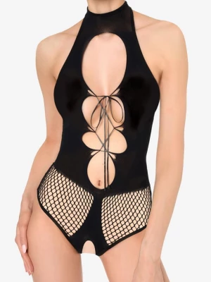 Erotyczne body damskie ze zmysłowymi wycięciami Bodystocking Lucy Poupee Marilyn