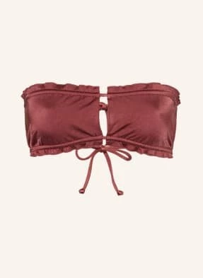 Espadrij L'originale Góra Od Bikini Bandeau Chloe rot