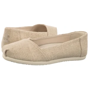 Espadryle Alpargata Ballet Champagne Tonal Sparkle Woven 10023042 (TS53-a) Toms