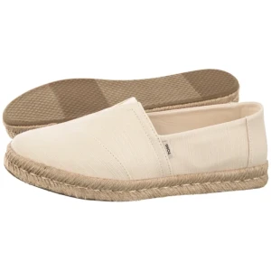 Espadryle Alpargata Rope 2.0 Natural Recycled Cotton Slubby 10020695 (TS61-a) Toms