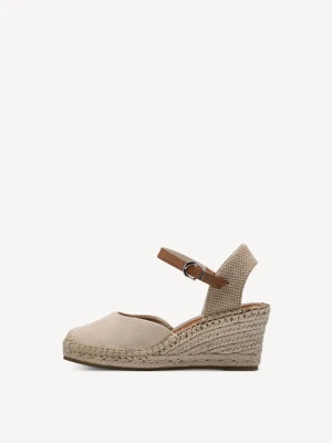 Espadryle beżowy Tamaris